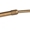 Lámpara de pie con arco Sparkled Light bronce/marrón 240 cm, corcho