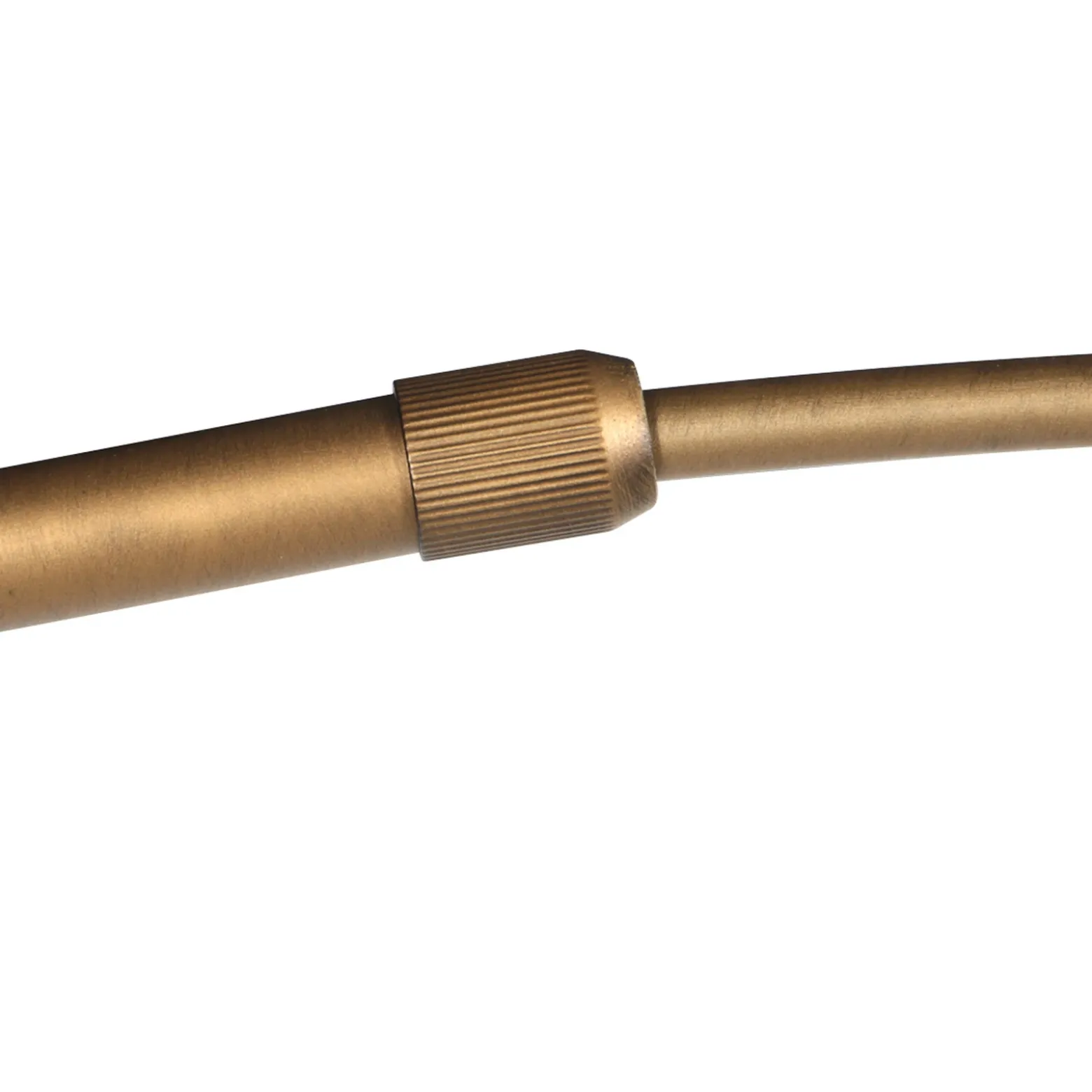 Lámpara de pie con arco Sparkled Light bronce/marrón 240 cm, corcho