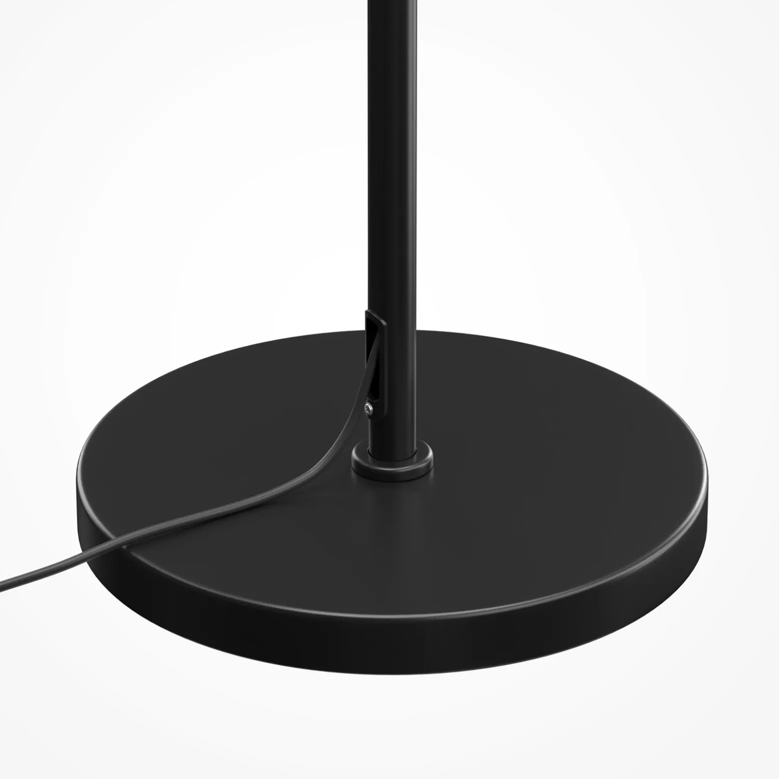 Lámpara de pie Dallas, negro/negro, altura 150 cm, 6 luces, atenuador