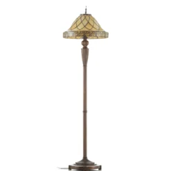 Lámpara de pie decor. Diamond con pantalla Tiffany