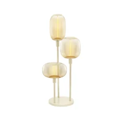 Lámpara de pie DECOR STICK de OSRAM, beige, altura 78 cm, 3 luces