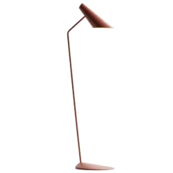 Lámpara de pie de diseño Vibia I.Cono 0712, rojo-marrón