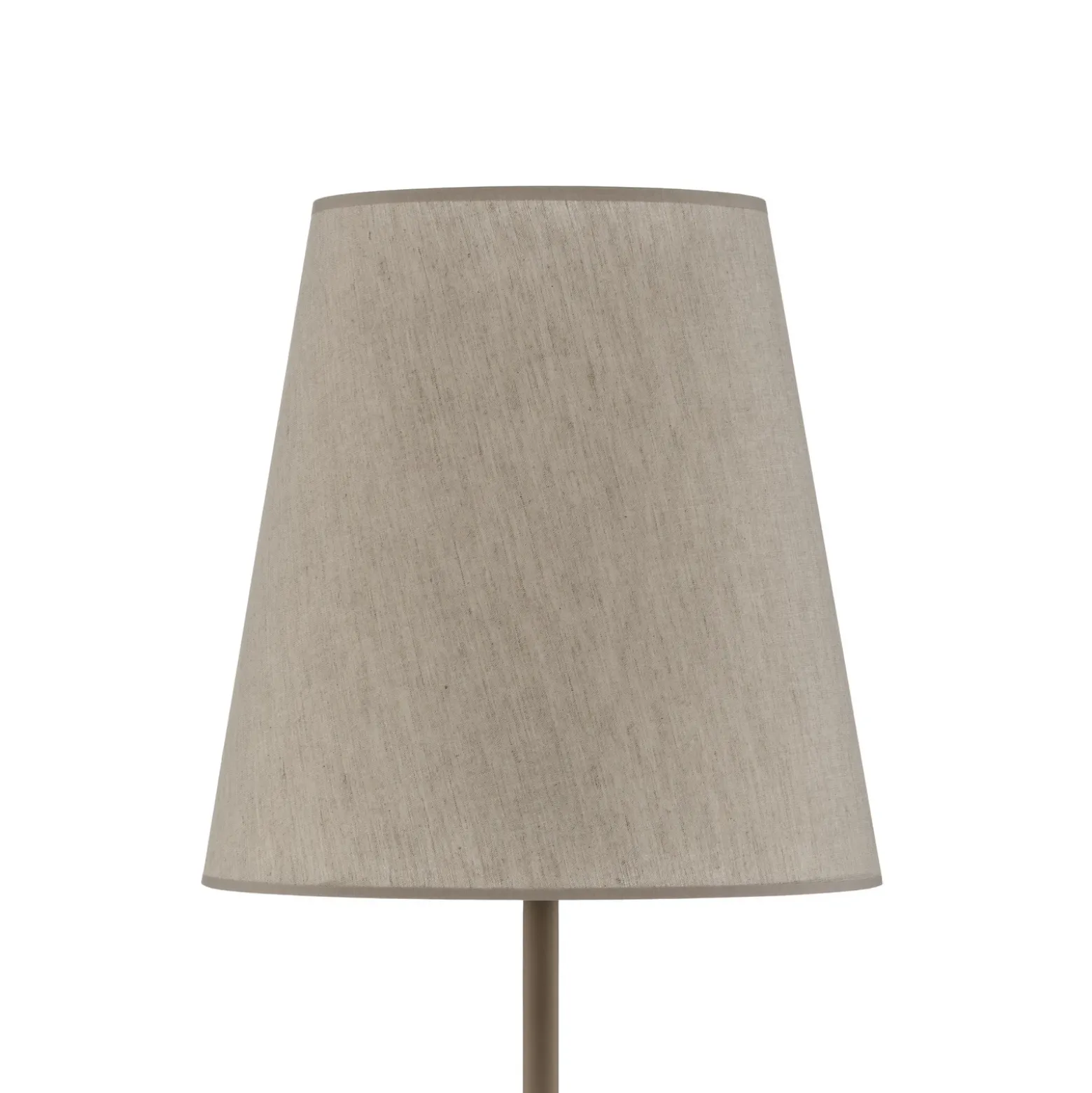 Lámpara de pie Elizabeth, color arena/beige, de lino, 152 cm de altura, E27