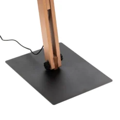 Lámpara de pie Envostar Stort con estructura de madera