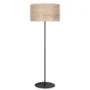Lámpara de pie Envostar Veneer, madera maciza de fresno