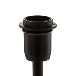 Lámpara de pie Envostar Veneer, madera maciza de fresno