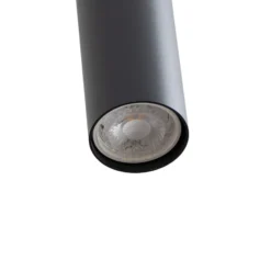 Lámpara de pie Eye Super con cabezal orientable, negro