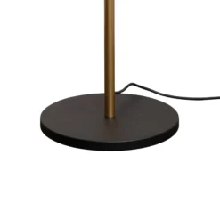 Lámpara de pie Faze, dorada, cristal, 130 cm, 4 luces, E27