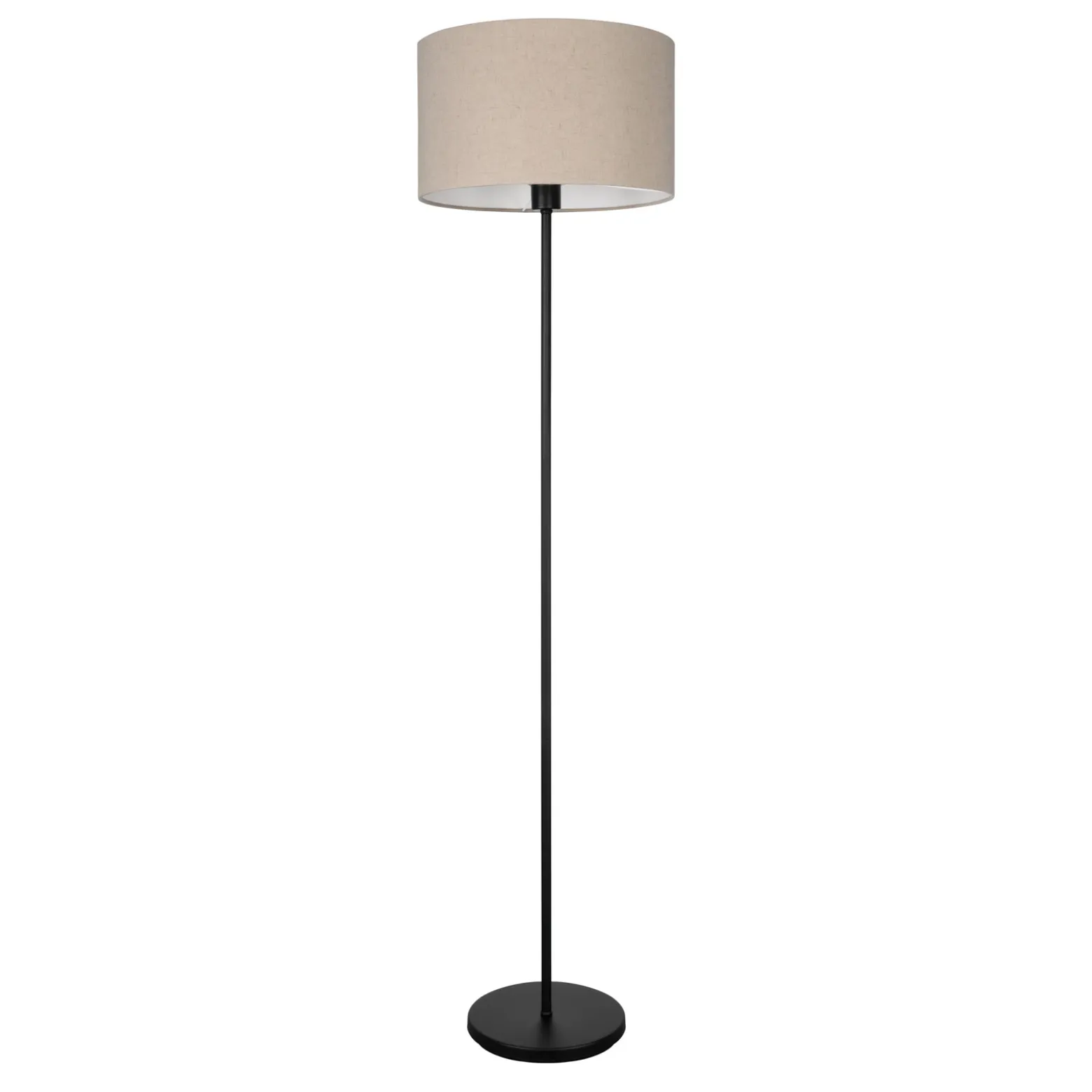 Lámpara de pie Feniglia con lino natural