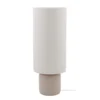 Lámpara de pie Florian de Globen Lighting, blanco/beige, altura 80 cm