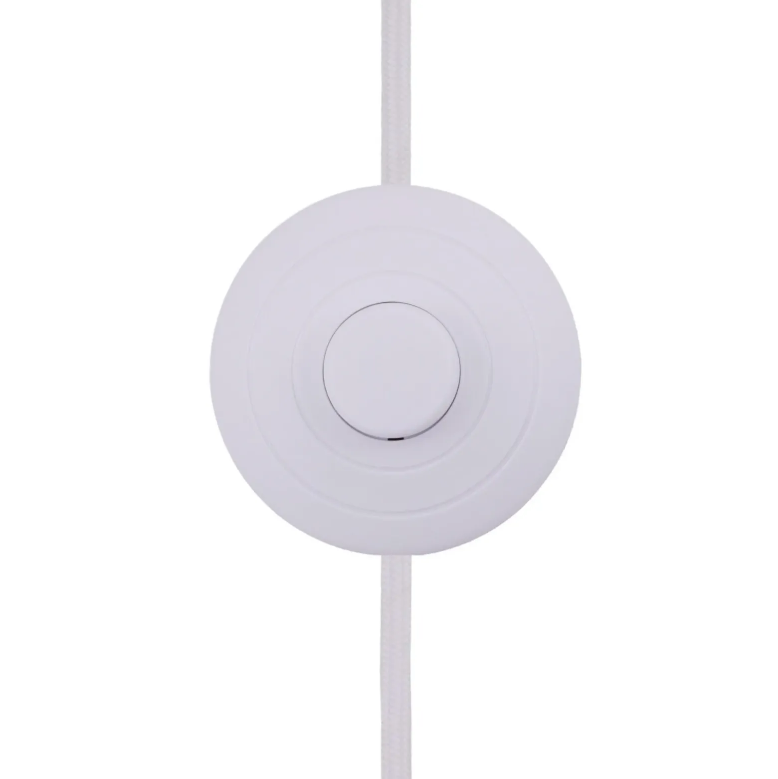 Lámpara de pie Florian de Globen Lighting, blanco/beige, altura 80 cm