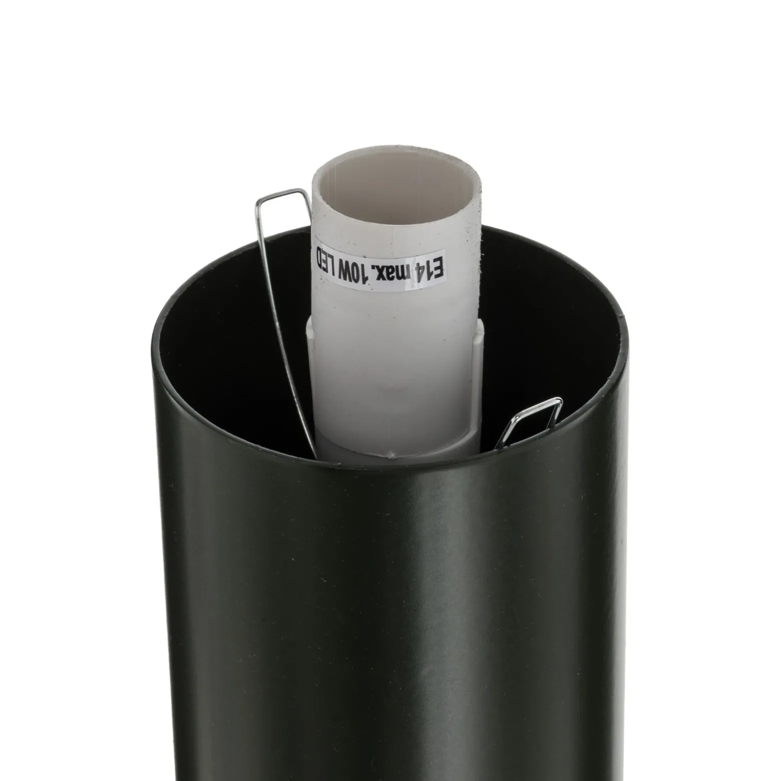 Lámpara de pie Flo, verde, altura 138 cm, 1 luz, cristal