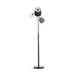 Lámpara de pie Foggy de By Rydéns, 3 luces, negra