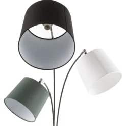 Lámpara de pie Foggy de By Rydéns, 3 luces, negra