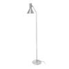 Lámpara de pie FRANDSEN Lyss, color aluminio, metal, 150 cm, E27