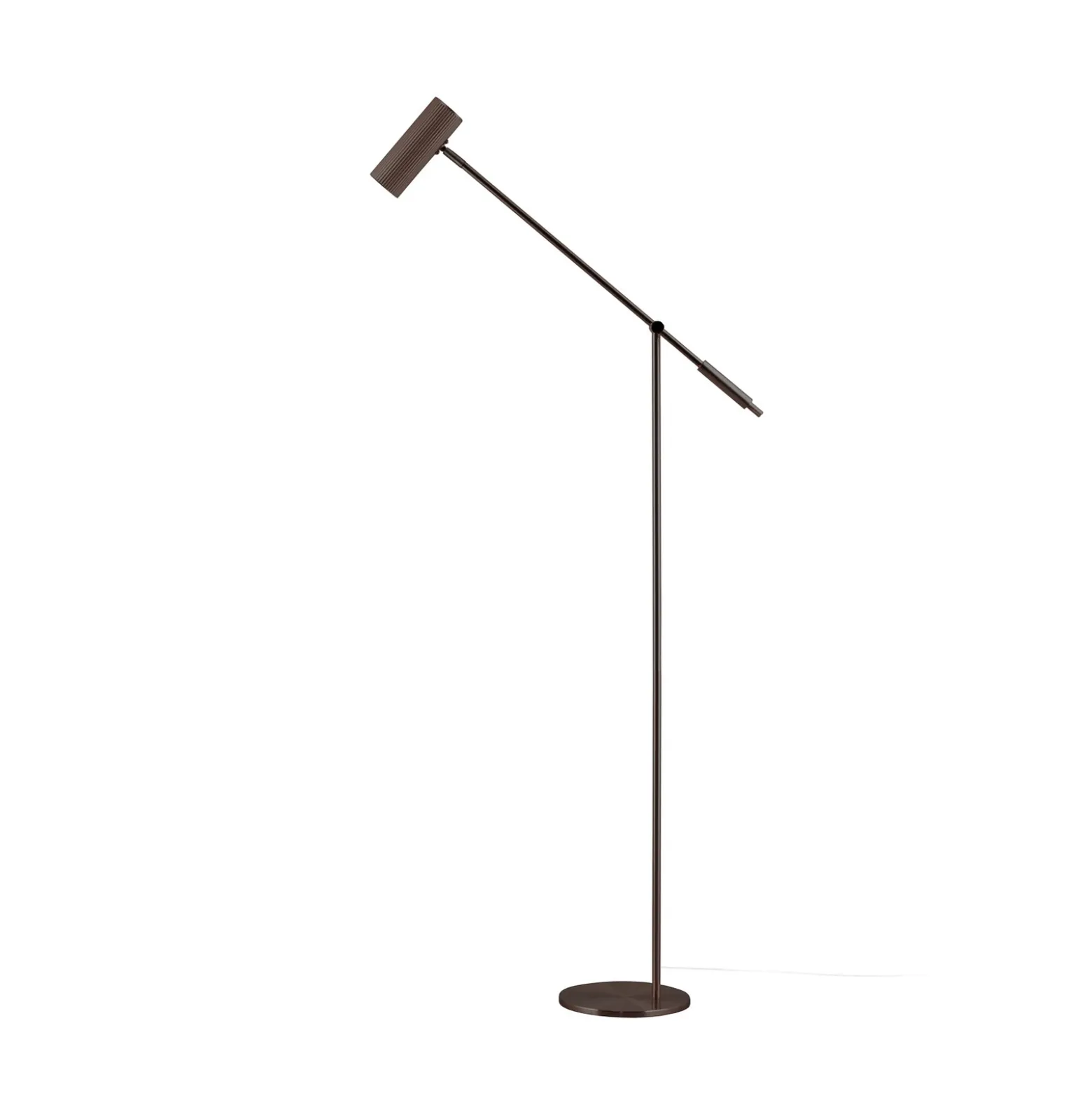 Lámpara de pie Globen Lighting «Hubble READ», color bronce, metal