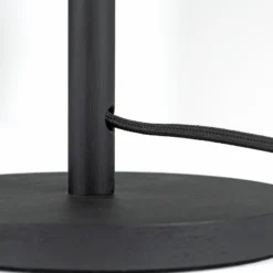 Lámpara de pie GOOD & MOJO Java, negra, de bambú, 141 cm, GU10