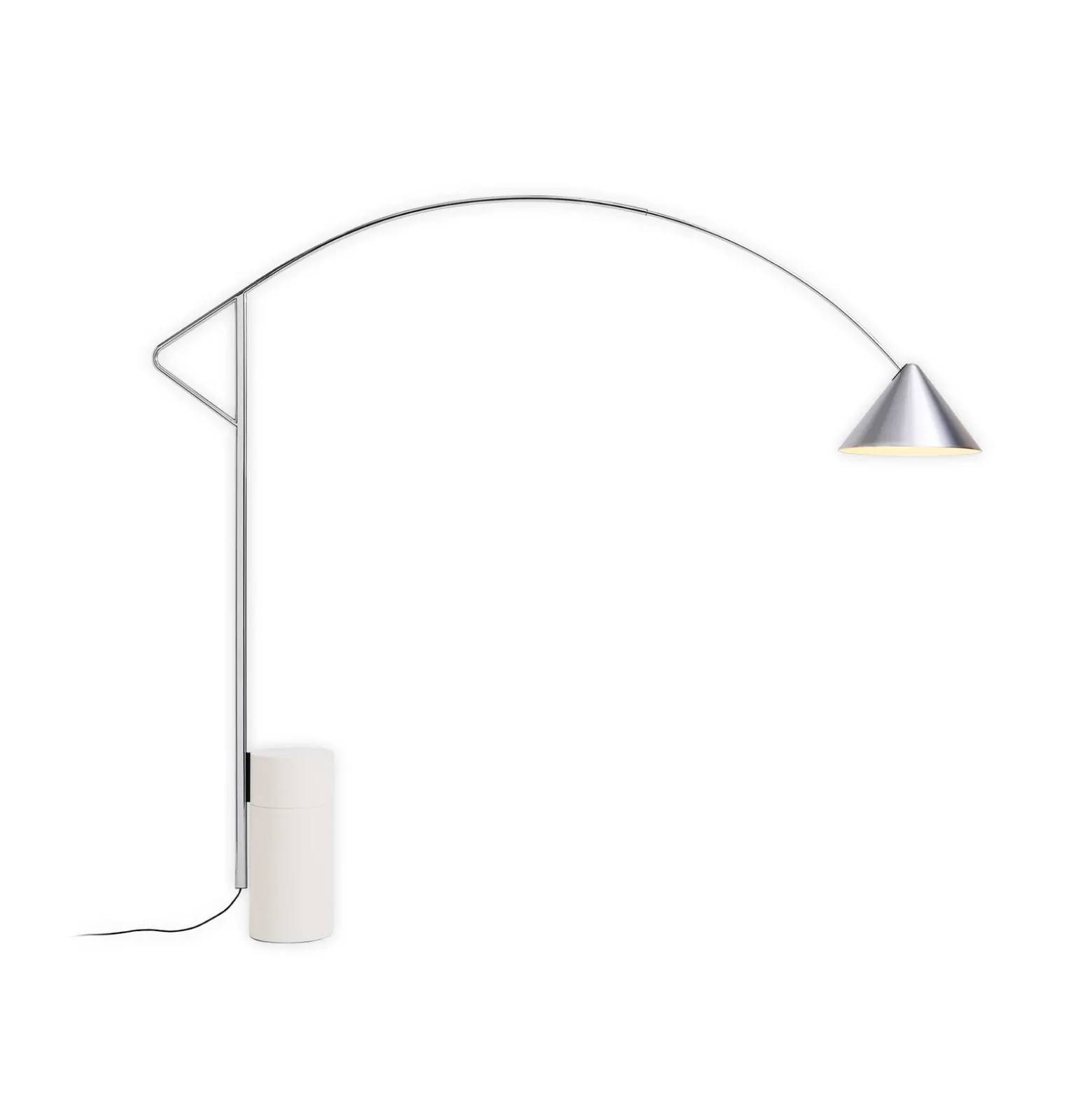 Lámpara de pie Hay Compass, aluminio, altura 217 cm, E27