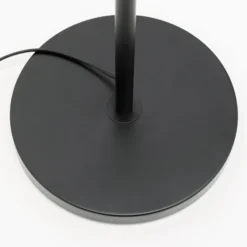 Lámpara de pie KARE Columbo, negra, de cristal, 3 luces, G9, 164 cm