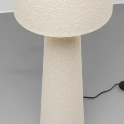 Lámpara de pie KARE Marleen, beige, lino, 130 cm, E27