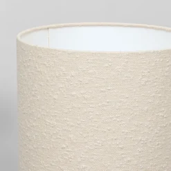 Lámpara de pie KARE Marleen, beige, lino, 130 cm, E27