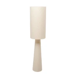 Lámpara de pie KARE Marleen, beige, lino, 130 cm, E27