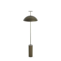Lámpara de pie Kartell Geen-A, color bronce, altura 132 cm, acero, E14