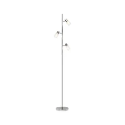 Lámpara de pie Lea, altura 157,5 cm, cromada, 3 luces, metal
