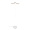 Lámpara de pie LED Amalo, blanco mate, altura 145 cm, metal, CCT