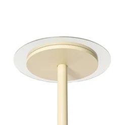 Lámpara de pie LED Arcchio Frile, color beige, altura 190 cm, atenuable