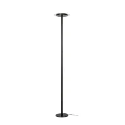Lámpara de pie LED Arcchio Frile, negra, altura 190 cm, atenuable