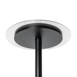 Lámpara de pie LED Arcchio Frile, negra, altura 190 cm, atenuable