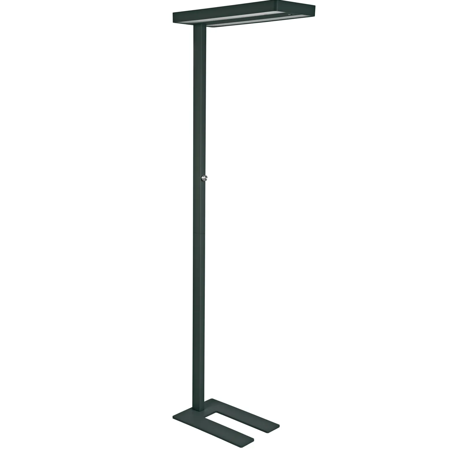 Lámpara de pie LED con sensor MAULjuvis, negro, 196 cm, base atenuable