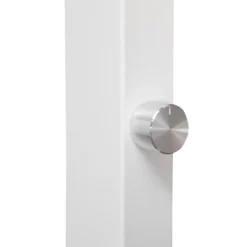 Lámpara de pie LED con sensor MAULjuvis, blanco, 196 cm, base, atenuable