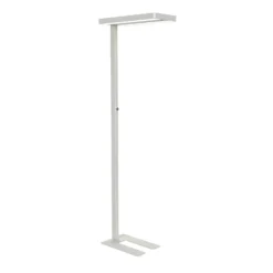 Lámpara de pie LED con sensor MAULjuvis, blanco, 196 cm, base, atenuable