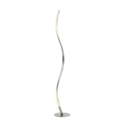 Lámpara de pie LED Criostal de Lindby, RGBW, atenuable, control remoto