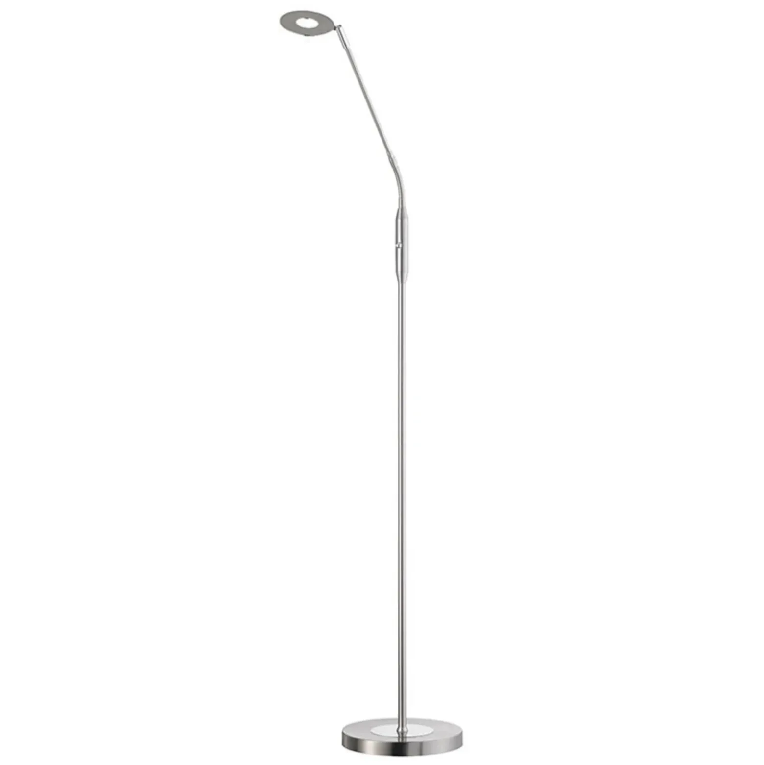Lámpara de pie LED Dent, CCT, 1 luz, níquel