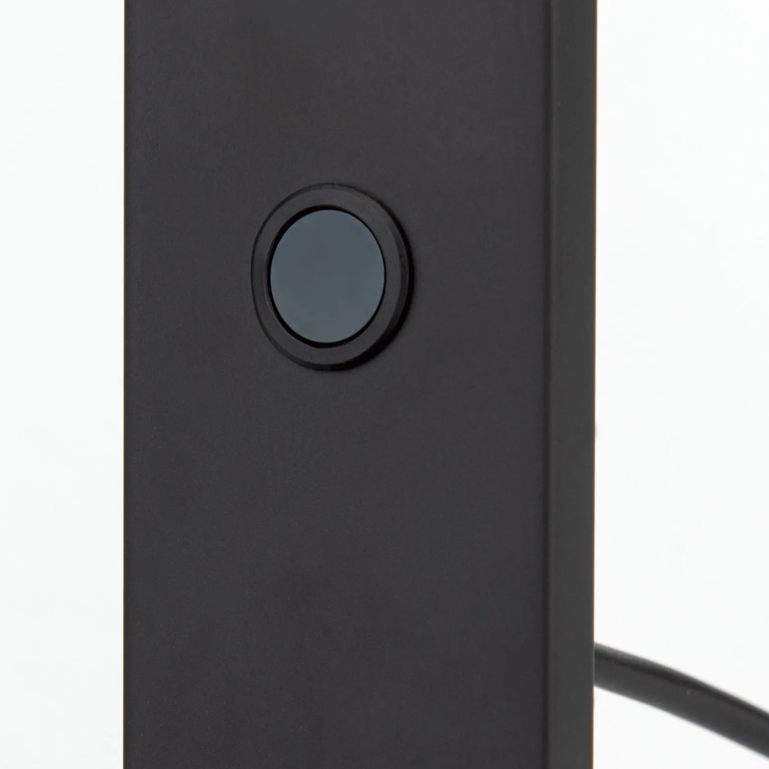 Lámpara de pie LED Fati, altura 136 cm, negro, aluminio, atenuador