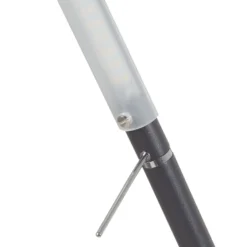 Lámpara de pie LED Filigran, negra, atenuable, regulable