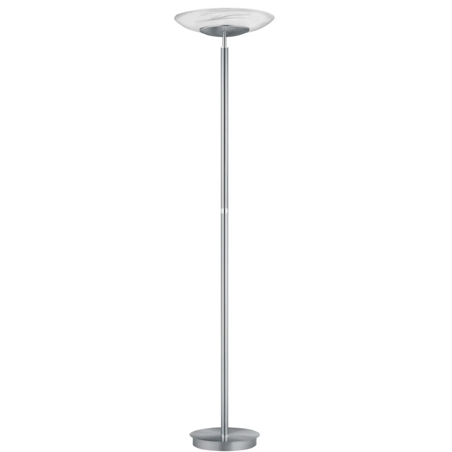 Lámpara de pie LED Findus, 1 luz, níquel