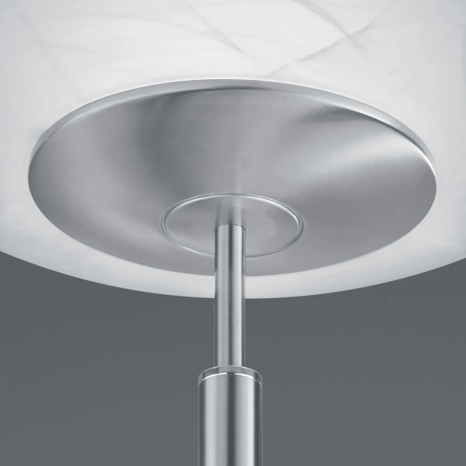 Lámpara de pie LED Findus, 1 luz, níquel