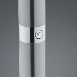 Lámpara de pie LED Findus, 1 luz, níquel