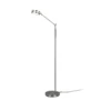 Lámpara de pie LED Franklin, regulador con sensor, níquel mate