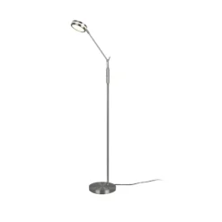 Lámpara de pie LED Franklin, regulador con sensor, níquel mate