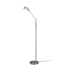Lámpara de pie LED Franklin, regulador con sensor, níquel mate