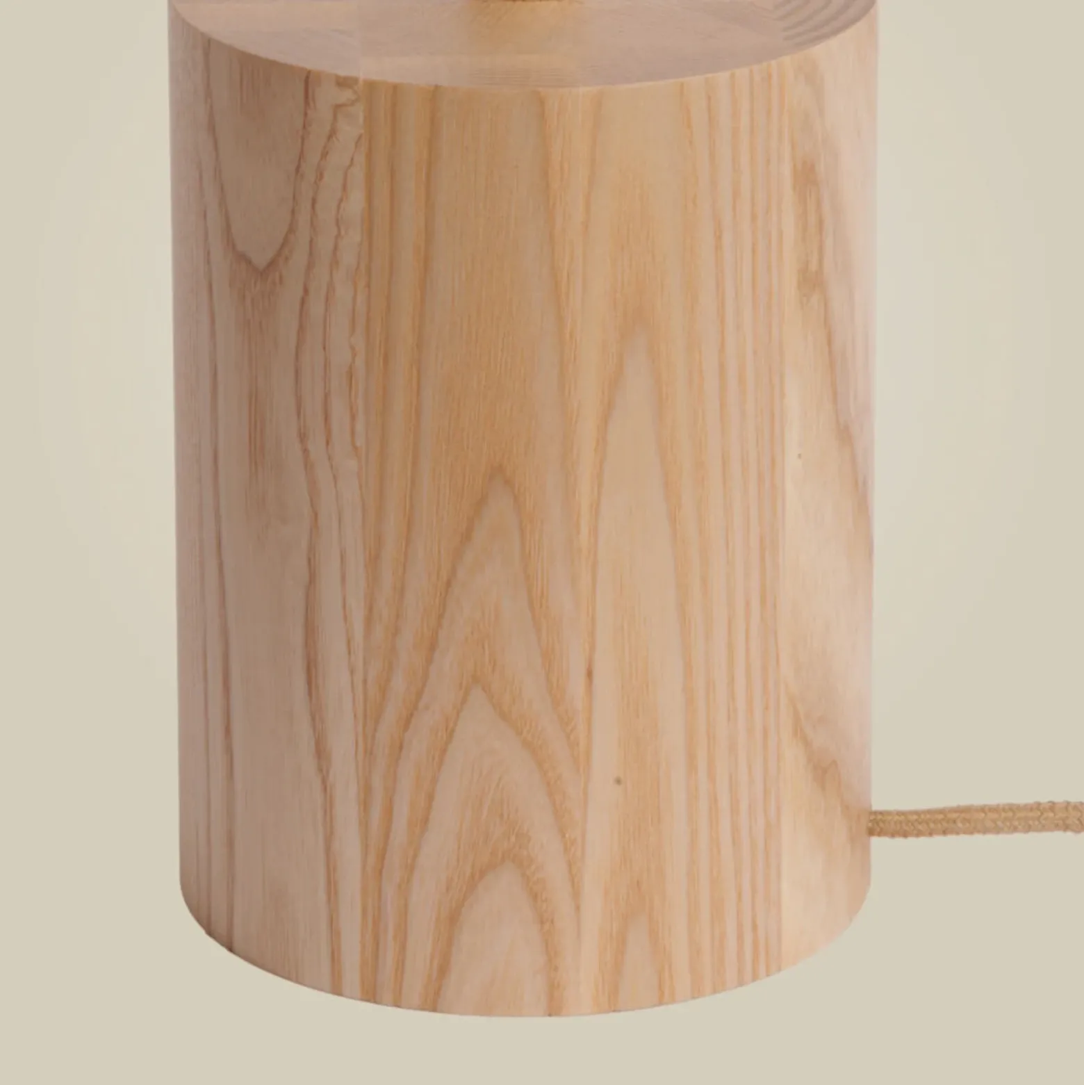 Lámpara de pie LED GOOD & MOJO Okinawa, de 2 luces, color natural, 146 cm,
