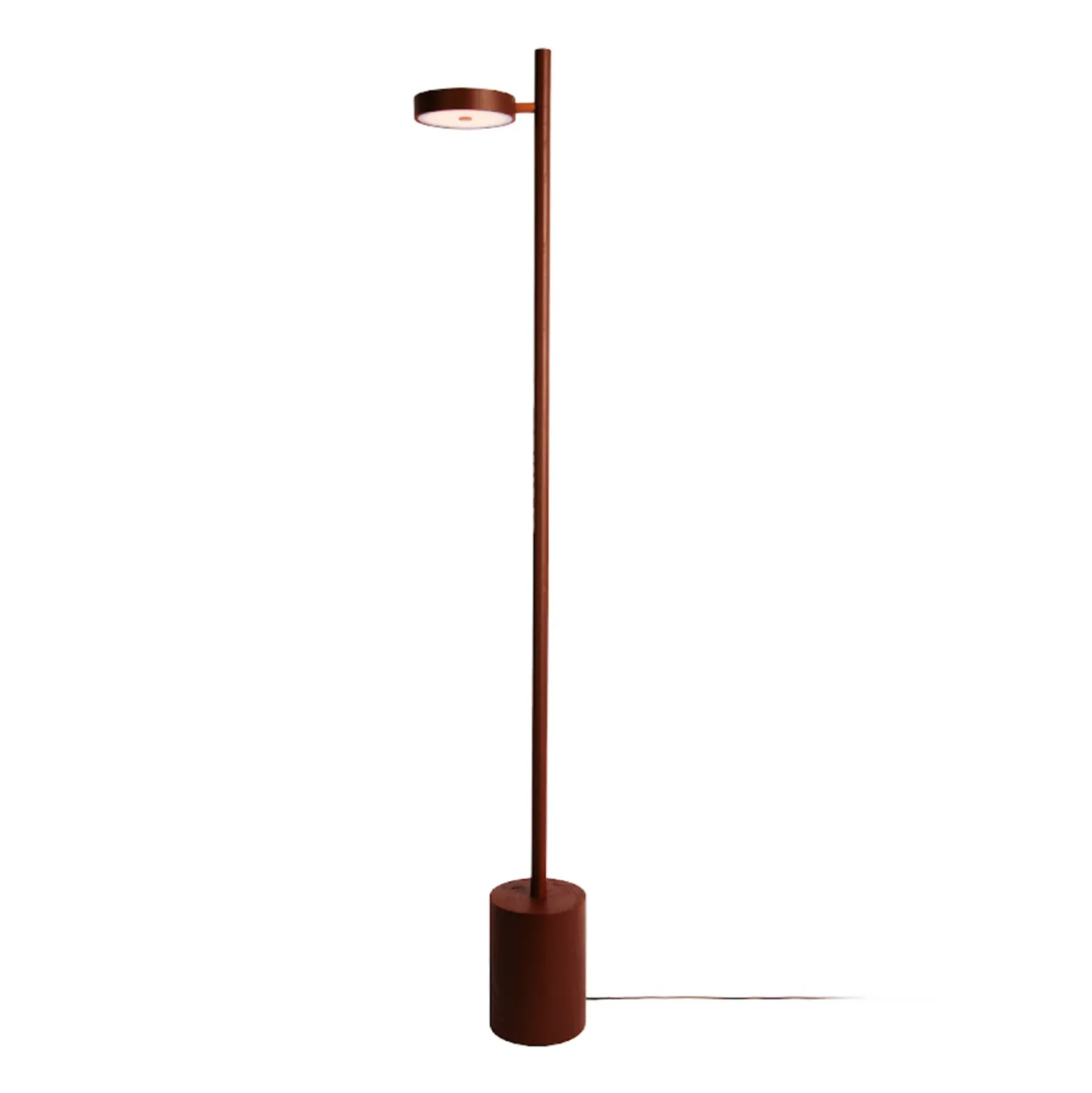Lámpara de pie LED GOOD & MOJO Okinawa, 1 luz, marrón, 146 cm, madera