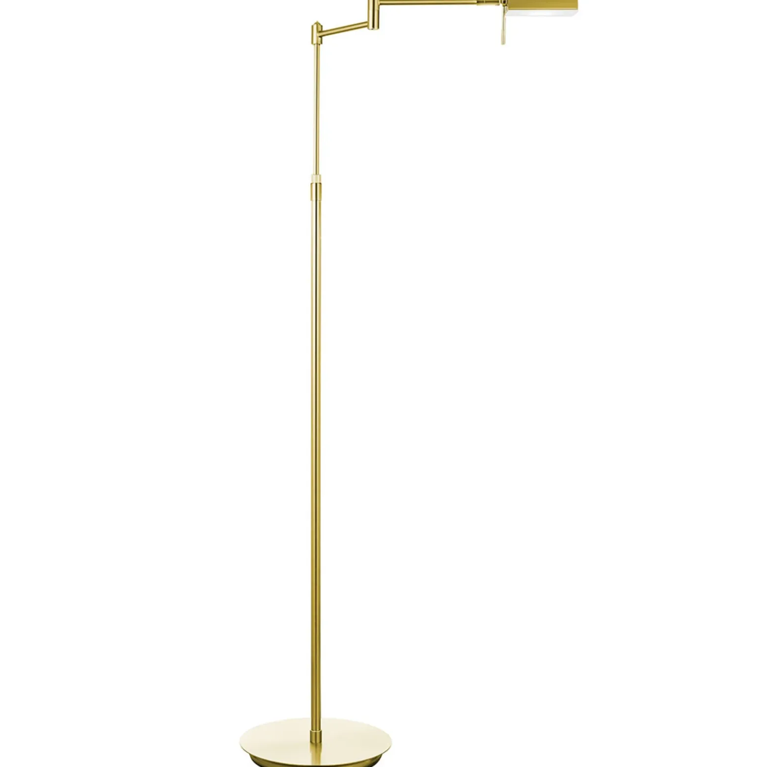 Lámpara de pie LED Graz, latón