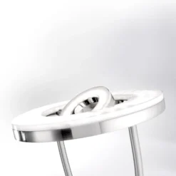 Lámpara de pie LED Helia con lámpara de lectura LED, acero
