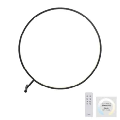 Lámpara de pie LED Hula CCT con control remoto Ø 80 cm